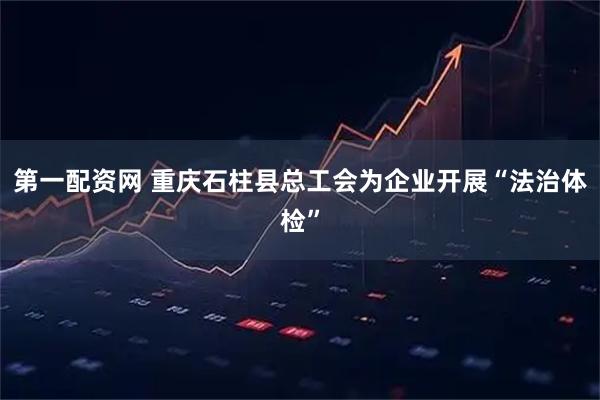 第一配资网 重庆石柱县总工会为企业开展“法治体检”